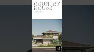 Architecture House Design Country House 12mx15m2 storeys Mytharchi Shorts [upl. by Moskow989]