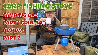 Better Than Fox Cookstation Carp Stove Camping Gaz Party Grill 200 Stove  Part 2  Boil Off [upl. by Lyckman]