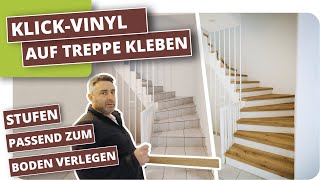 Treppe renovieren mit Vinyl Treppenkanten [upl. by Clemmie760]