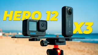 GoPro Hero 12 vs Insta360 X3  Quale dovresti Scegliere [upl. by Alleram]