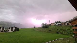 Gewitter 21062024 in Disentis 22 [upl. by Adnoma]