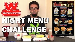 Wienerschnitzel quotFeed The Nightquot Full Menu Challenge w Wreckless Eating [upl. by Leiuqeze512]