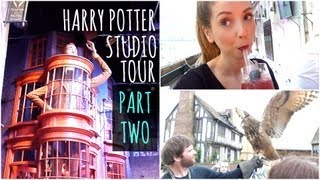 Harry Potter Studio Tour  Part Two  MoreZoella [upl. by Jaworski]