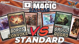 Boros Convoke vs Gruul Ramp  MTG Standard  Dreamhack Dallas Regional Championship  Finals [upl. by Forsyth]