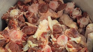 çox ləzzətli şirəli ət 🔴şirəli dana quyruğu portləməsi🔴 et haşlaması meat dish [upl. by Stevena563]