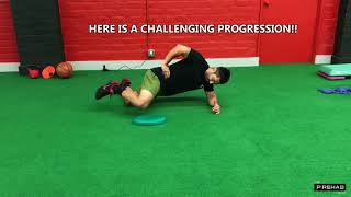 Closed Chain Hip Strengthening  Progression [upl. by Quirk31]