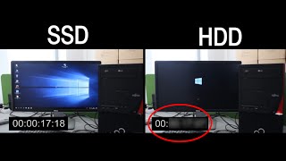 SSD vs HDD Windows 10 [upl. by Nodyl]