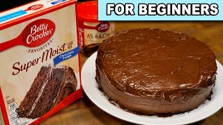 How To Make a Cake with Betty Crocker Cake Mix [upl. by Dronski]