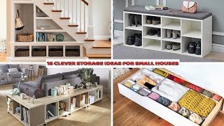 15 Clever Storage Ideas For Small Houses [upl. by Alwitt781]