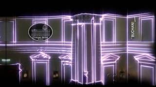 Experiential Graphics Projection Mapping at The Customs House Brisbane [upl. by Socha]