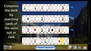 How to play Accordion Solitaire [upl. by Enilaf237]