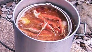 Cajun Seafood Boil  Snow Crab Legs amp Shrimp quotDIYquot [upl. by Leor70]