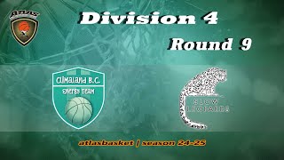 Atlasbasket  Div 4Round 9  CLIMALAND BC vs SLOW LEOPARDS [upl. by Aisset]