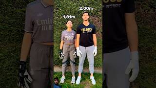 My Height vs Courtois🔥shorts [upl. by Udela846]