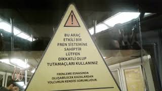 ANKARAY HAFİF METROSU KIZILAY BEŞEVLER ARASI YOLCU KAMERASINDAN [upl. by Johm]