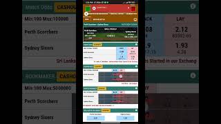 Sydney SIXERS vs Perth Scorchers How To Place Bet [upl. by Hy]