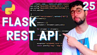 🧴 FLASK  REST API Simple con Python  con SQLite y SQLAlchemy [upl. by Bambi]