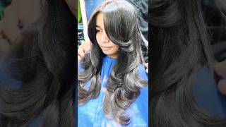 Butterfly hair cutting by hair looks  step Haircut for girls  bangs haircut shorts [upl. by Darooge964]