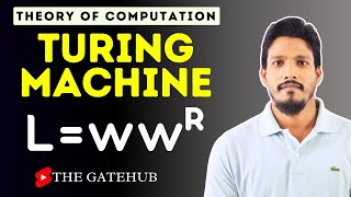 Turing Machine for wwr  Turing Machine for Even Palindrome  GATECSE  TOC [upl. by Salba]