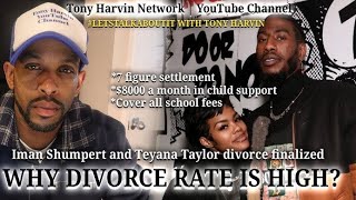 Iman Shumpert amp Teyana Taylor divorce finalized  Why divorce rate is high  LETSTALKABOUTIT [upl. by Auqeenwahs]