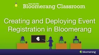 Creating and Deploying Event Registration in Bloomerang [upl. by Vivl95]