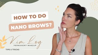 How to do nano Brows [upl. by Uhej]