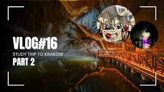 Vlog16 Study Trip to Krakow Part 2  Wieliczka Salt Mine  Dragon Festival  Poland [upl. by Nwahsav]