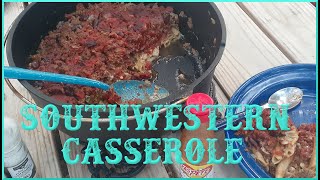 Southwestern casserole in the Dutchoven [upl. by Pamela]