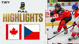 Canada vs Czechia FULL HIGHLIGHTS  World Juniors 2024 [upl. by Arri]