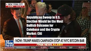 Republican Sweep in US Election Would be the Most Bullish Outcome for Coinbase and the Crypto [upl. by Kinchen447]