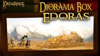 DIY  The Lord of the Rings Diorama Box  Edoras [upl. by Nivlam]