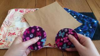 Reusable Cloth  Unpaper Towel Wipes Facial Rounds Unpaper Tissues  Info amp How To Make [upl. by Atinar]