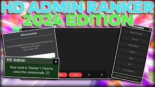 FREE HD Admin Ranker Script 2024 [upl. by Notsa]