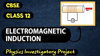 Physics Investigatory Project on Electromagnetic Induction  Class 12 [upl. by Bernard]