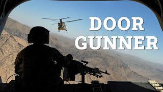 Chinook Door Gunner in Action over Afghanistan [upl. by Arrotal]