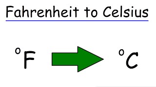 How To Convert Fahrenheit To Celsius [upl. by Esmerelda]