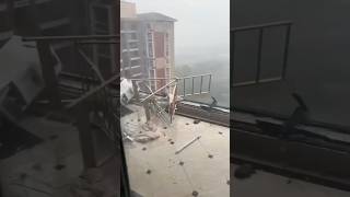 ⚠️ Windstorm in China wbjadventures windstorm hurricane [upl. by Ainod]