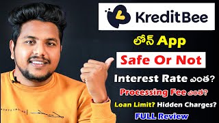 Kreditbee Loan App Review Telugu  Kreditbee Is Safe Or Not  Without Income Proof Loan Apply 2023 [upl. by Chassin]