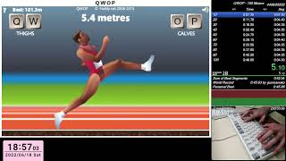 QWOP Speedrun 4553sec [upl. by Silvie]