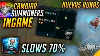 NUEVAS Runas  CAMBIAR INGAME los HECHIZOS de INVOCADOR  Noticias League Of Legends LoL [upl. by Ellemaj]