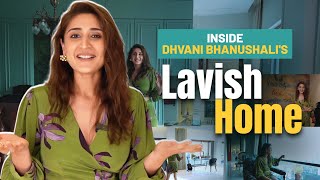 Dhvani Bhanushalis Home Tour  Dhvani Bhanushali  PINKVILLA [upl. by Ssirk]