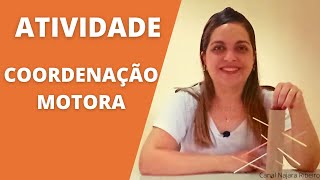 Atividade Para Educação Infantil  Coordenação Motora [upl. by Ahtelat]