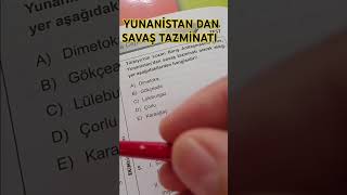 KPSS TARİH SORU ÇÖZÜMLERİ Yunanistan dan savaş tazminatı kpss önlisans ortaöğretim [upl. by Reffineg]