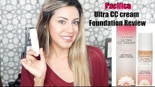 Pacifica Ultra CC Cream Foundation Review [upl. by Airdnaid468]