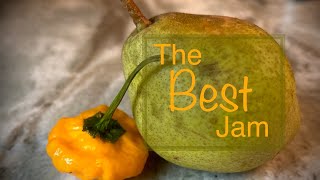 Habanero and Basil Pear Jam  A Match Made In Heaven [upl. by Enorahs]