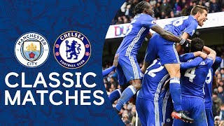 Manchester City 13 Chelsea  Hard Fought Win Ends In Chaos  Premier League Classic Highlights [upl. by Grantland985]