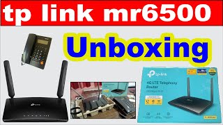 tp link WI FI router unboxing II tp link MR6500v II tp link calling router II wifi sim router [upl. by Mccandless940]