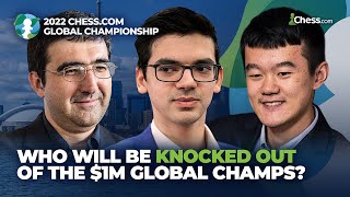 Kramnik Giri Sadhwani Ding  Chess’ Elite BATTLE In 1M Chesscom Global Championship  RO32 [upl. by Thormora]