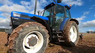 1998 Ford New Holland 7840 Turbo 66 Litre 6Cyl Diesel Tractor 100 HP [upl. by Huoh825]