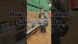 PART 1 Installing Versetta Stone around a Hose Bib [upl. by Razec]